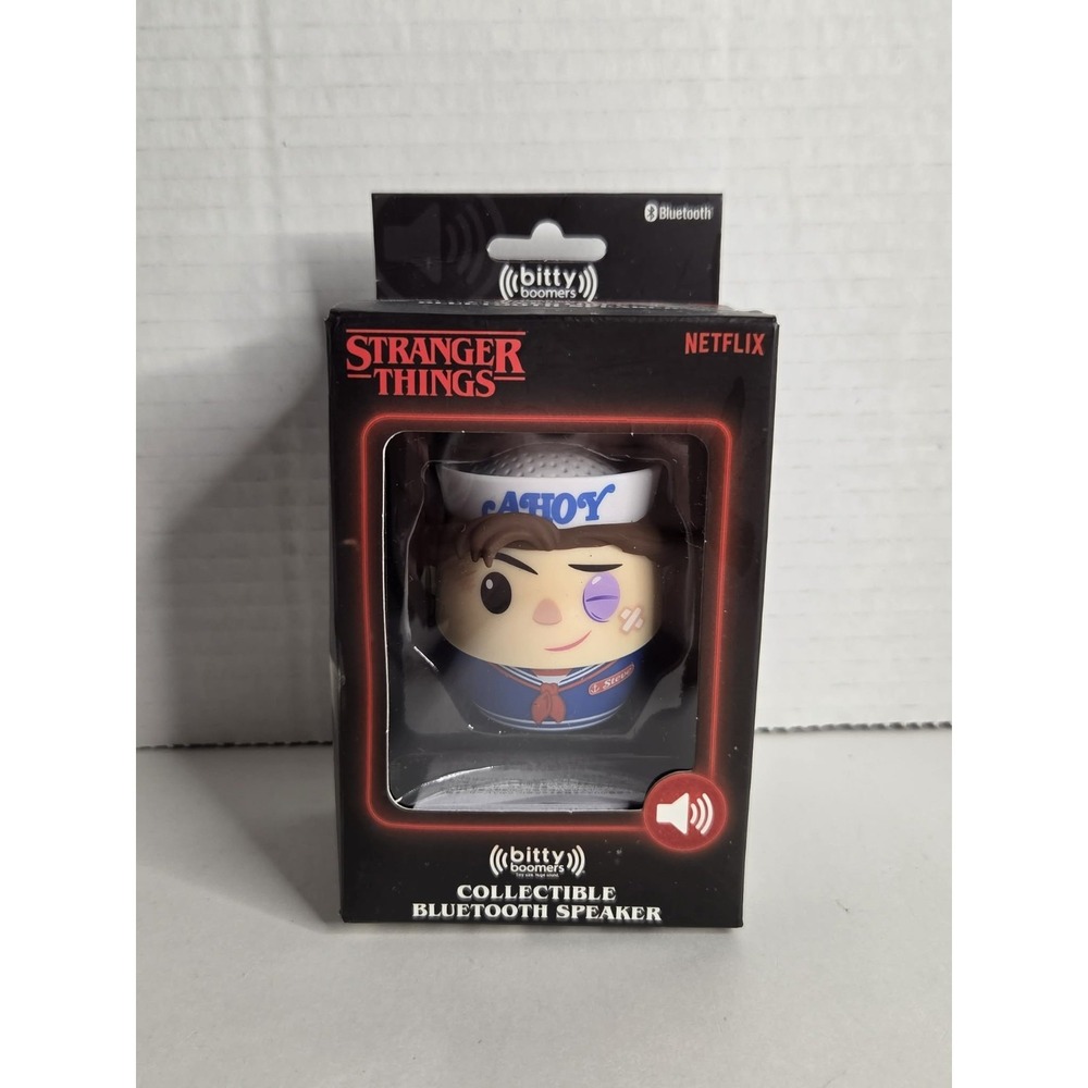 Scoops Ahoy Steve Harrington Stranger Things Bitty Boomers Bluetooth Speaker NEW